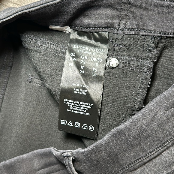 Liverpool The Shirt Gia Glider Denim Shorts - 18W - Picture 6 of 6